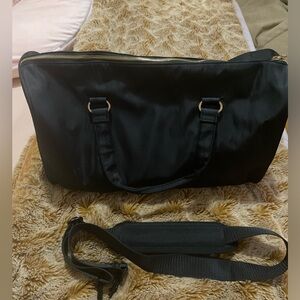 Black Nylon Duffel Bag